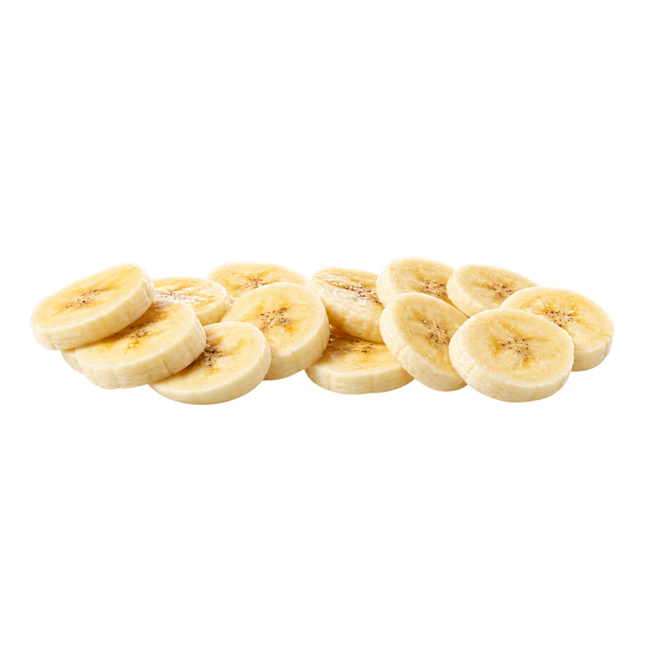 Frische Bananenscheiben